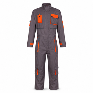 Overol de Trabajo Industrial Personalizado, Duradero, de Polialgodón, con Múltiples Bolsillos, Uniforme de Mecánico, Venta al Por Mayor Directa de Fábrica - Product Image 1