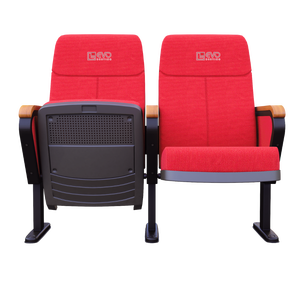 Sillas de Iglesia EVO OEM W580 * D550 * H1055mm asientos de cine en casa Silla de auditorio barata azul sillón sillas para Iglesia acolchadas - Product Image 2