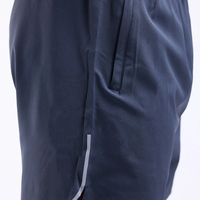 Shorts de sport décontractés pour hommes 2026, écologiques, couleur unie, séchage rapide, taille élastique, taille mi-haute, en polyester, pour l'entraînement