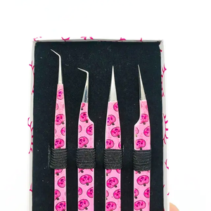 Pinzas para Pestañas de Acero Inoxidable Estilo Japonés, con Logotipo Personalizado, Antiestáticas, Punta Suave, Agarre Nano Duradero para Extensiones de Pestañas - Product Image 6