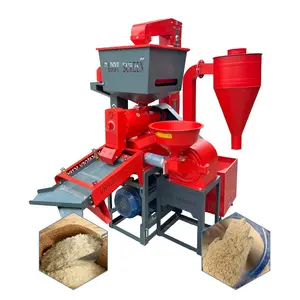 Good Quality Rice Peeling Machine Auto Mill Product Vibration Milling BB-N70-21 PM+elevator Commercial With Broken Separator