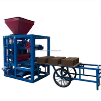 Ligne de production de briques en béton emboîtables avec moteur, machine à fabriquer des blocs creux et pleins