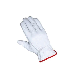 HOLY SIGNS INTERNATIONAL EN420 Certified HSI-0018 Leather Driver Safety Gloves Elastic Wristlet <b>Fire</b> Proof Anti-Impact (Level 1) - Product Image 5