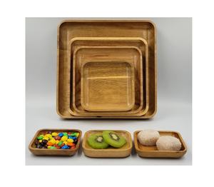 Bandeja de bambú de alta calidad de Vietnam que incluye estilos modernos y personalizados Vintage para exportación al por mayor - Product Image 3