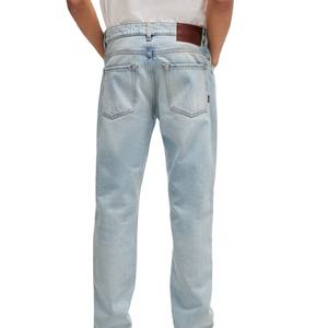 Pantalones Vaqueros de Mezclilla para Hombre, Cintura Elástica, Alta Calidad, Diseño Personalizado OEM, Transpirables, Lavados - Product Image 2
