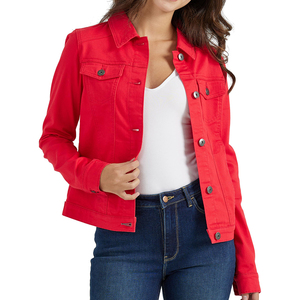 Nouvelle arrivée : Veste en jean pour femme, élégante, personnalisable avec logo, prix raisonnable, très demandée, aspect durable et doux. - Product Image 1