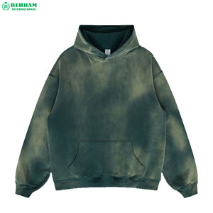 Sweat à capuche unisexe coupe classique en molleton 100 % coton / French Terry, écologique, respirant, streetwear d'hiver, multicolore - Product Image 1