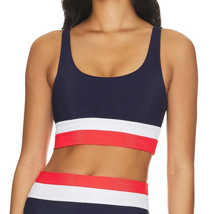 Women Color Blocked Pickleball uniforms Set Scoop Neck Tank Top And <b>Skirt</b> Athletic Wear Moisture Wicking Breathable Quick Dry - Product Image 5