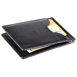 2024 สินค้าอินเทรนด์ใหม่กระเป๋าสตางค์บางหนังกระเป๋าสตางค์คลิปเงิน - Product Image 3