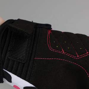Custom Polyurethane Non-Slip Hook Loop Closure Unisex Half Finger Motocross Motorcycle Racing Gloves 2024 New Design Wholesale - Product Image 5