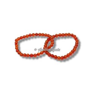 Carnelian 6MM Beads <b>Bracelet</b> Wholesale Price 6mm Natural Gemstone <b>Healing</b> Crystal <b>Bracelet</b> - Product Image 1