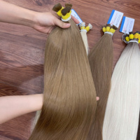 Cabello virgen a granel Pristine Base, cabello de bebé 100% humano vietnamita, listo para enviar, hebras finas, textura virgen ligera