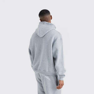 Ensemble de survêtement décontracté pour homme : sweat à capuche et pantalon de jogging, coupe ajustée, respirant, léger, écologique, couleurs personnalisables - Product Image 3