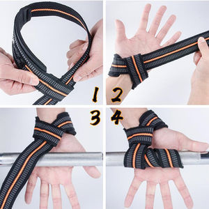 Correas de Levantamiento de Pesas Resistentes con Logotipo Personalizado, Correas de Powerlifting para Gimnasio, Correas de Muñeca para Levantamiento de Pesas - Product Image 2