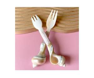 Venta caliente 2025 juego de tenedor de cuchara de madre de perla: Juego de tenedor de cuchara de Madre de perla pulida artesanal de Vietnam para exportación global - Product Image 2