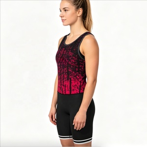 <b>Women</b> Wrestling Jersey Custom Sublimated Weightlifting <b>Vest</b> Tank Top Martial Arts Uniform Practice <b>Bodysuit</b> 100% Polyester Front - Product Image 4