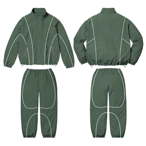 Wholesale Custom Men's Tracksuit Windbreaker Set Nylon Suit Jacket and Track Pants <b>Wind</b> <b>Breaker</b> Tracksuits for Men - Product Image 2