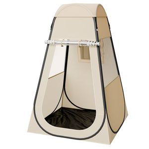 Tenda a Bolla Trasparente in PVC per Una Persona 47x47 Pollici, Impermeabile, con Tappetino e Copertura Superiore, Igloo da Esterno - Product Image 1