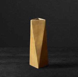 Premium decorative metal flower vase home accent centerpiece stylish modern durable elegant handcrafted finish design - Product Image 2