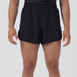 Shorts Deportivos de Cintura Media para Mujer, Ajustados, con Estampado Animal y Flores, Ecológicos, de Secado Rápido, Spandex/Algodón, con Logotipo Personalizado - Product Image 1