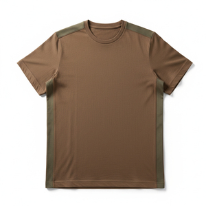 Camiseta Deportiva Transpirable con Corte Láser para Hombre, Top de Running Reflectante sin Costuras, Sistema de Transporte de Humedad, Proveedor de Ropa Deportiva - Product Image 1