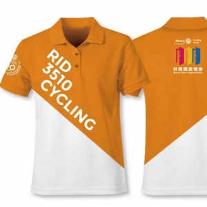 Jersey Polo personalizado hecho a medida gráfico impreso Polo todo 100% poliéster sobre sublimación impresión Jersey estampado patrón Botón de punto - Product Image 1