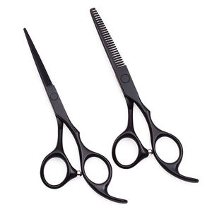 Tijeras de Peluquería Profesionales de Acero Inoxidable 4Cr13, Hoja Afilada, para Diestros, Mango Largo, Uso en Salón, 28 SAAR GLOBAL - Product Image 5