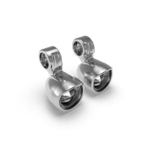 Feux antibrouillard LED argentés pour Royal Enfield KXA00064 1080 Lumens Classic Bullet Meteor Super Meteor Shotgun - Product Image 1