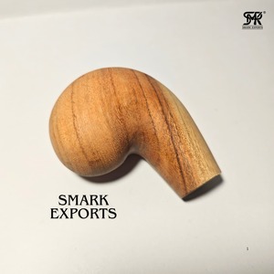 Juego de Empuñaduras de Madera Artesanal para Bastón, Hechas a Mano, Lisas y Pulimentadas, para Senderismo y Movilidad Diaria - Product Image 2