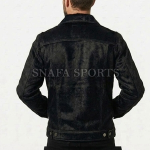 Nouvelles vestes en cuir de vachette 100 % respirantes 2026, disponibles en tailles personnalisées, prix de gros - Product Image 3