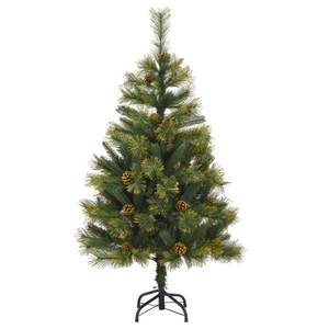 Sapin de Noël Artificiel Pliable en PVC à Charnières Vert 47,2 pouces - Product Image 2