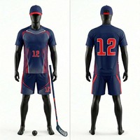 Uniformes de Floorball Personalizados de Neopreno para Equipos de Tallas Grandes, Camisetas y Pantalones Cortos Transpirables, Proveedor de Ropa Deportiva Profesional
