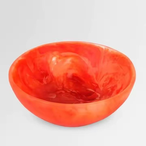 Venta Directa de Fabricante Indio, Tazón de Resina con Logotipo Personalizado, Diseño Clásico, Sostenible, para Bodas, Exhibición Decorativa de Frutas - Product Image 3