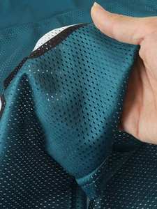 เสื้อเจอร์ซีย์วาร์ซิตี้สีเขียวอมฟ้าแบบยูนิเซ็กซ์ รุ่น 23 ผ้าตาข่ายระบายอากาศ สไตล์สตรีท สปอร์ต ท็อปส์ สหรัฐอเมริกา ขายส่งจำนวนมาก - Product Image 3