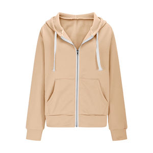 Conjunto de sudadera con capucha y pantalones deportivos para mujer, de color sólido, informal, de punto, de manga larga, para otoño. - Product Image 2
