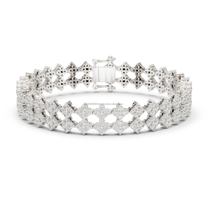 Khushi Luxury Silver <b>Bracelet</b> for women - Dainty <b>Adjustable</b> Chain jewelry - Elegant handmade gift for her - Product Image 1