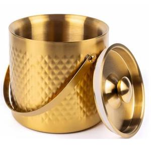 Seau à champagne en acier inoxydable de haute qualité, seaux à glace, accessoires de bar et de vin, seau à champagne en acier inoxydable pour les fêtes - Product Image 1