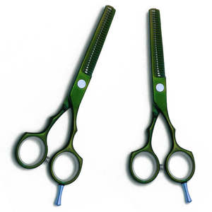 Ciseaux de coiffure en acier inoxydable à 32 dents pour droitiers, prix d'usine, ensemble d'outils de coupe et d'éclaircissement professionnels pour salon - Product Image 4