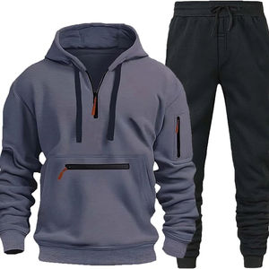 Chándal Deportivo Personalizado para Hombre, Estampado, 100% Algodón, para Invierno, Running, Entrenamiento, Jogging, Servicio OEM - Product Image 4