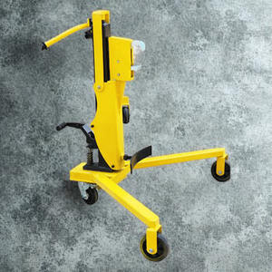 Chariot élévateur hydraulique manuel pour fûts, équipement de manutention robuste pour entrepôts et usines industrielles - Product Image 3