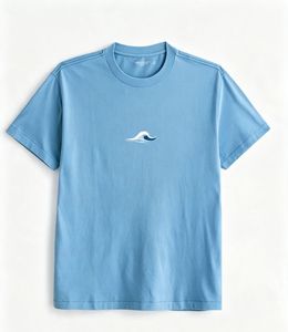 T-shirt à manches courtes pour homme, couleur violet clair, col rond, imprimé étoiles, coupe classique, jersey décontracté en coton respirant - Product Image 3