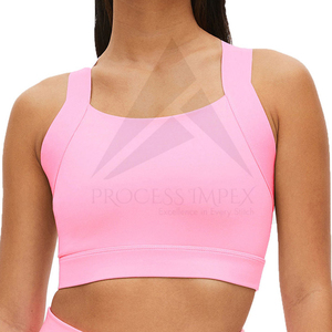 Soutien-gorge de sport OEM pour femme, haut d'entraînement sur mesure, tissu innovant, processus de production sous marque privée Impex - Product Image 6