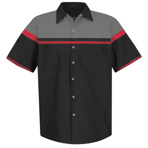 เสื้อเชิ้ตคอปกผ้าฝ้ายสำหรับชุดยูนิฟอร์มผู้ชาย เนื้อผ้านุ่มพิเศษ ลดการระคายเคืองผิว เสื้อทำงานผู้ชาย - Product Image 3