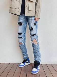 กางเกงยีนส์ลำลองดีไซน์พิเศษคุณภาพพรีเมียม สวมใส่สบาย ระบายอากาศได้ดี เหมาะสำหรับฤดูร้อน สีพื้น ทรงตรง น้ำหนักเบา สีสันสำหรับฤดูใบไม้ร่วง - Product Image 3