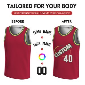 OEM Custom High Quality Basketball Wear 100% Polyester Breathable Mesh Basketball Jersey Full Sublimated Plus Size Printed - Product Image 3