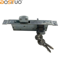 Accessoires pour portes en aluminium, profil de porte coulissante, serrure de porte de type crochet