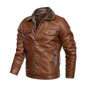 Veste en jean et cuir unisexe de haute qualité personnalisable, 100% coton, style décontracté pour l'hiver, avec logo brodé, capuche intégrée - Product Image 2