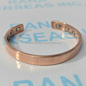 <b>Adjustable</b> Pure Copper Magnetic <b>Bracelet</b> Modern Design for Anniversary Gift and Comfortable Wear with Joint Pain Support - Product Image 4