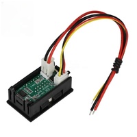 Medidor Digital de Voltaje y Corriente CC FYX DC 0-100V 10A 50A 100A con Pantalla LED Dual para Medición de Voltaje y Corriente CC