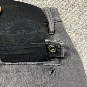 Causal Short <b>Jeans</b> Denim Shorts Black Denim wear <b>Men's</b> Shorts Canvas Fabric High Street Wear for <b>Men</b> - Product Image 3
